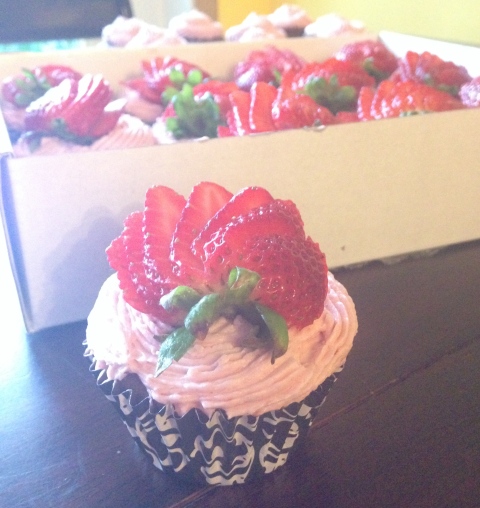 Strawbarry Cupcakes
