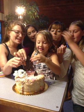 Good times with family and cake